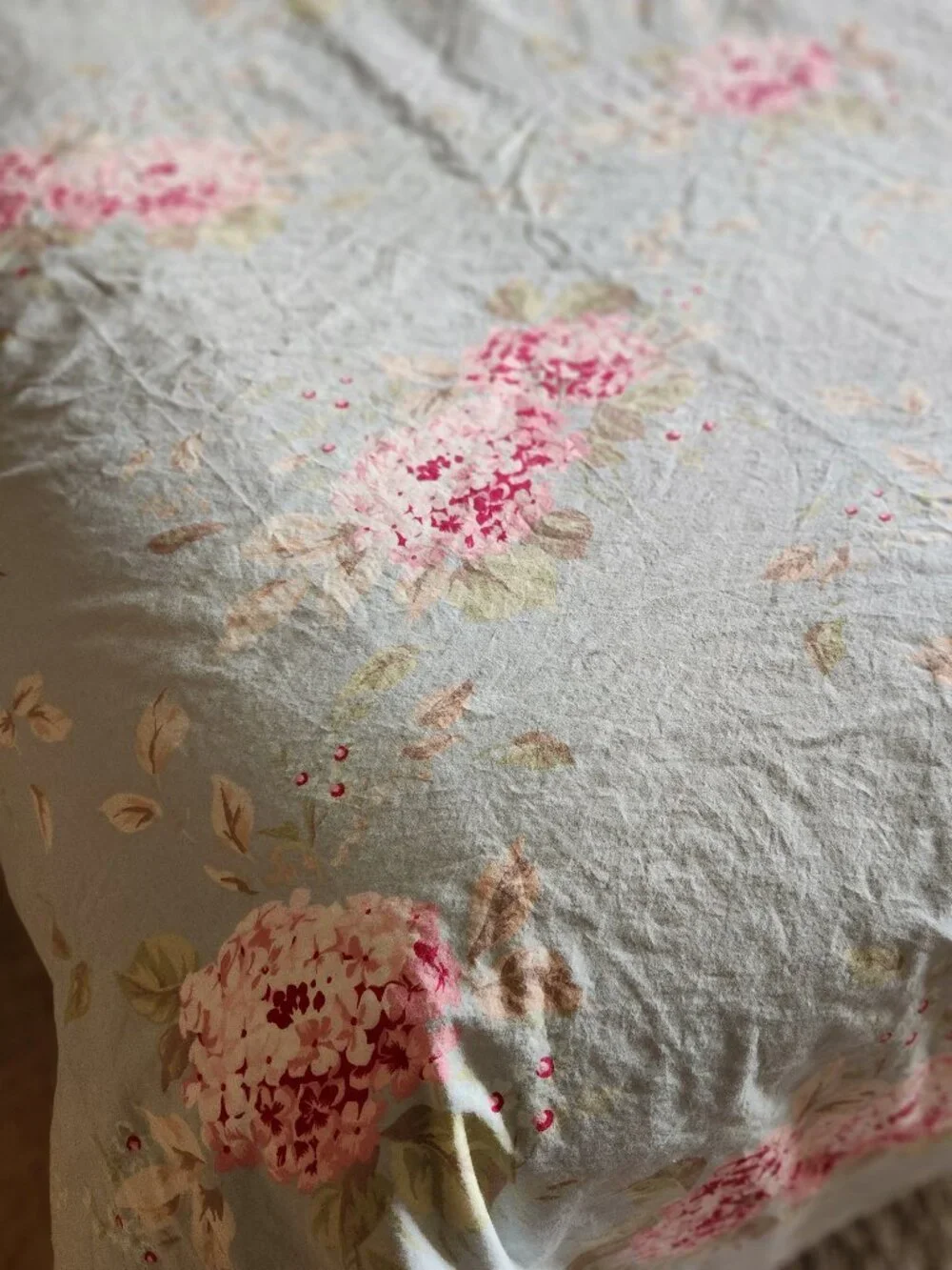Rachel Ashwell Simply Shabby Chic Belle Hydrangea Blue KING Duvet Cover 104 X92